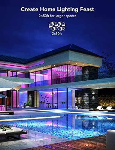 Govee 100ft RGBIC LED Strip Lights, LED Lights - Image 3