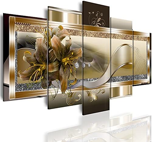 LUDUHU Orchid Flowers Canvas Print by LUDUHUART