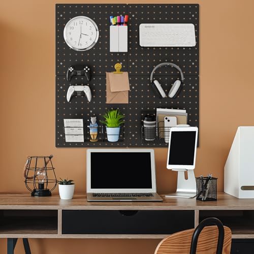 FZK Modular Plastic Peg Board Wall Organizer Kit - Image 6