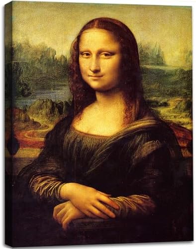 weiyiart Mona Lisa Canvas Art Print Stretched Painting Picture Poster Giclee by weiyiart