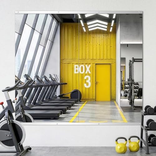 Home Gym Mirrors for Wall, 48”x28”x2 PCS Large Workout Mirrors for Home Gym by LawadaMirror
