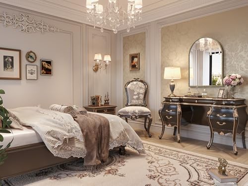Arched Beaded Mirror for Bathroom - Image 4