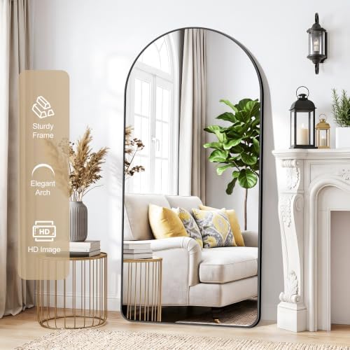 Arched Bathroom Mirror, Wall Mounted Mirror, Living Room, Vertically Hanging - Image 2