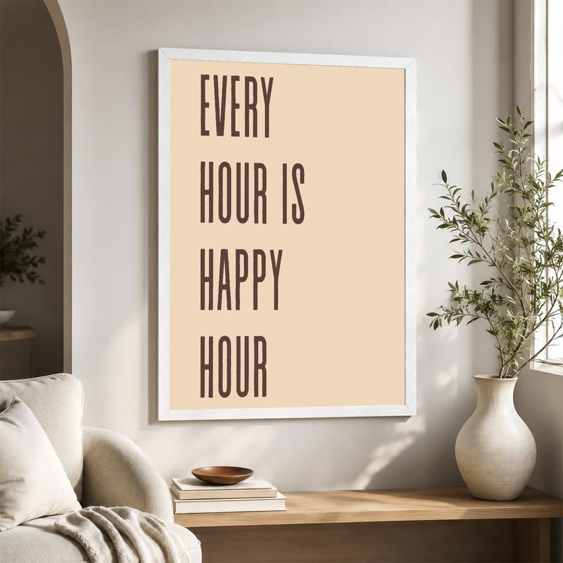 InkFlow Posters Every Hour Happy Hour Canvas Poster - Image 6