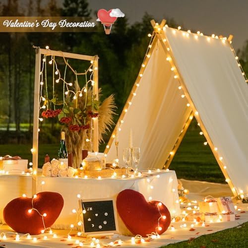 JMEXSUSS 100 LED Globe String Lights Indoor Bedroom, 33ft Classroom Lights - Image 6