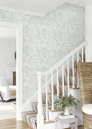 Heroad Floral Contact Paper Green Peel and Stick Wallpaper Botanical Self - Image 3