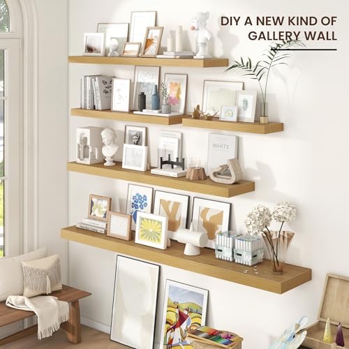 Venusmiles 48" Wide x 9" Deep Floating Shelves - Image 3