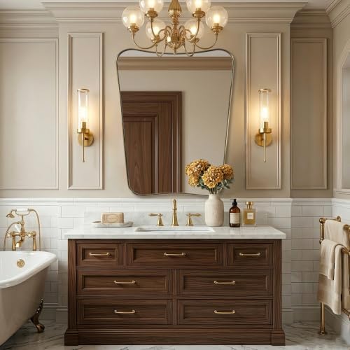 ANDY STAR Irregular 32"x40" Gold Mirrors by ANDYSTAR