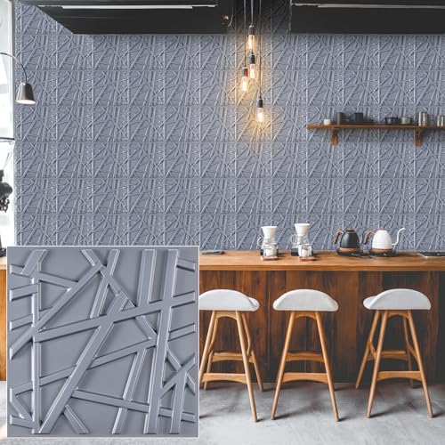 Heikki 30 Pack 3D Wall Panel for Interior Wall Décor, PVC Flower Textured Wall by YourBestChoices