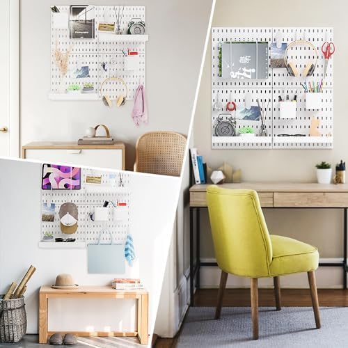 Plastic 15pcs Pegboard Wall Organizer Kit - Image 2