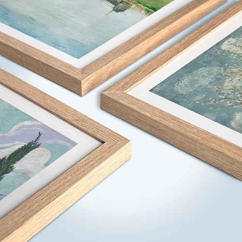 Framed Vincent Van Gogh Canvas Canvas Wall Art, Vintage Landscape Paintings - Image 7