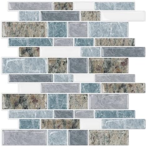 STICKGOO 10-Sheet Peel and Stick Backsplash by STICKGOO