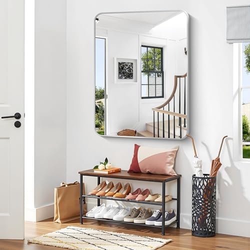 Silver Bathroom Mirror, 36x48 inch Wall Mirror - Image 5
