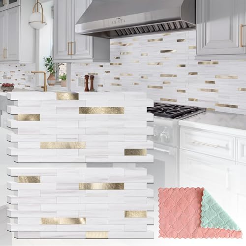 StyloVue 20 Sheets Peel and Stick Backsplash by StyloVue