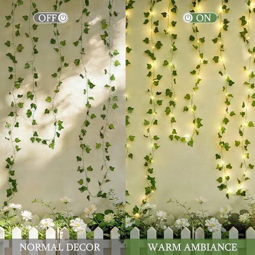JMEXSUSS 100 LED Vines with Lights Battery Operated - Image 6