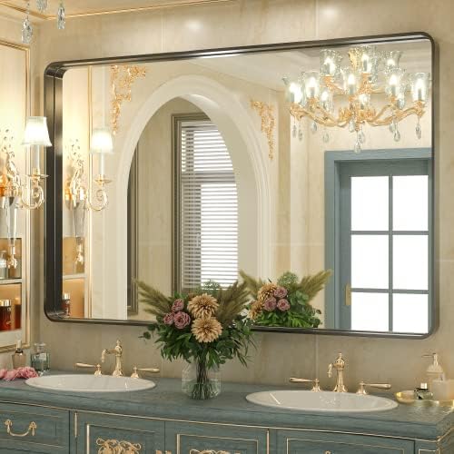 TokeShimi Black Bathroom Mirror by TokeShimi