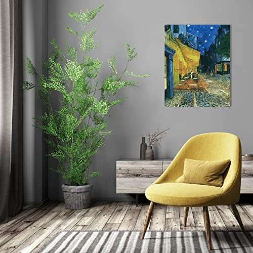 1 KINGO Van Gogh Canvas Wall Art: Café Terrace at Night Oil Painting Picture - Image 5