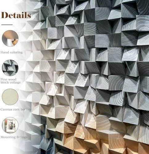 LIUZEYUE 3D Wood Wall Art Decor - Image 3