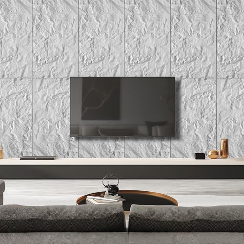 Faux Stone Wall Panel 43.3''x23.6'', Mountain Rock Design - Image 6