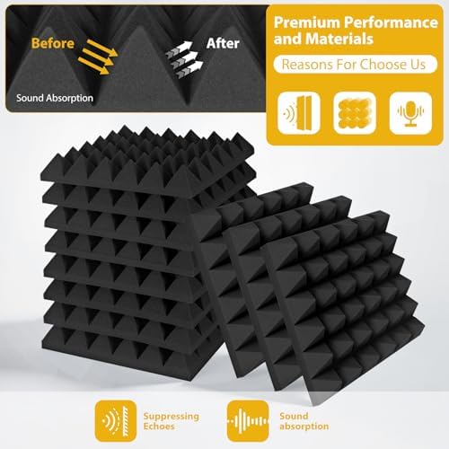 24 Pack Sound Proof Foam Panels - Image 3