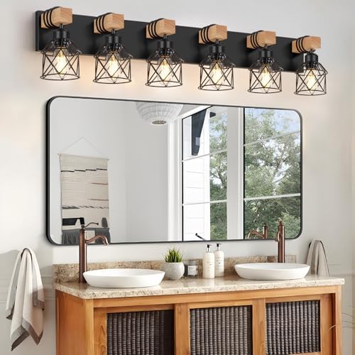 FadimiKoo 6-Light Bathroom Vanity Light, Bathroom Wall Lamps Over Mirror - Image 6