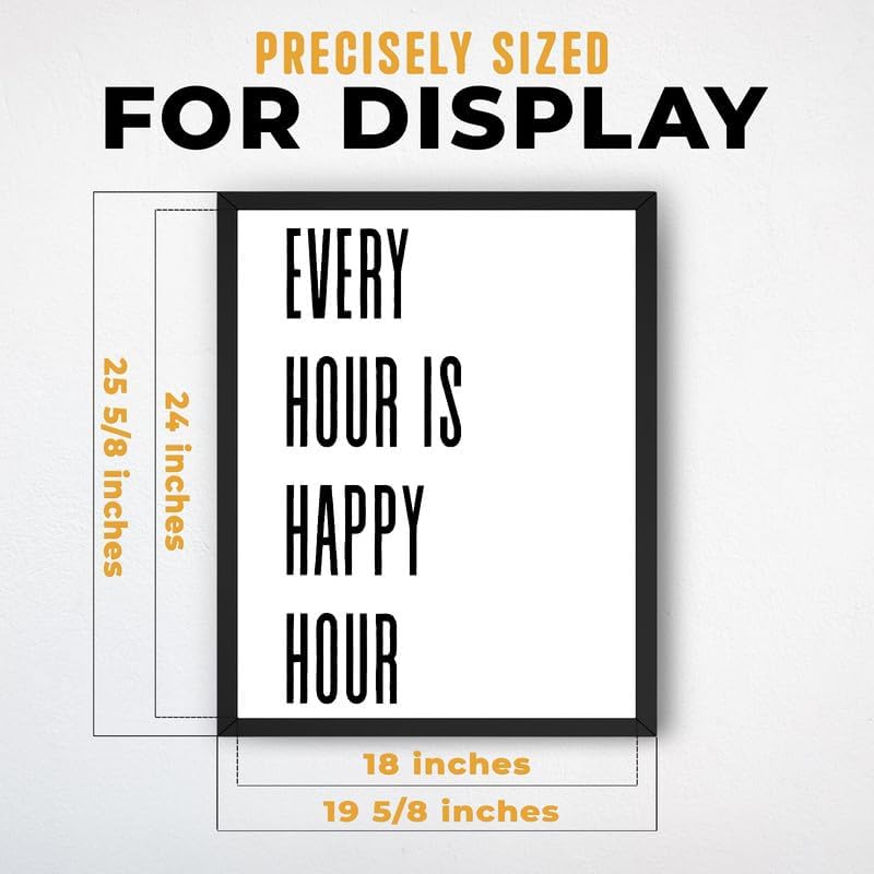 InkFlow Posters Every Hour Happy Hour Canvas Poster - Image 3