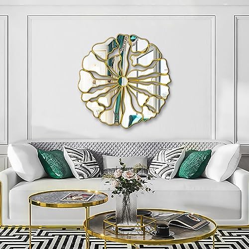Gold Wall Mirrors Decorative, 32” Large Round Mirrors - Image 5
