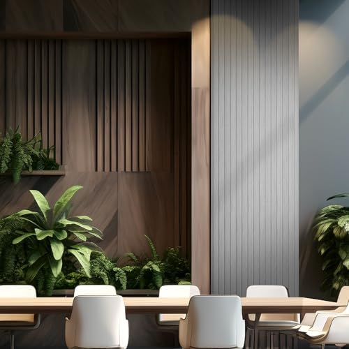 OUZUGIE WPC Acoustic Slat Wall Paneling - Image 2