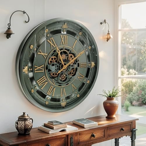 ImprovingLife The Gears Clock 26'' inch Wall Clock - Image 2