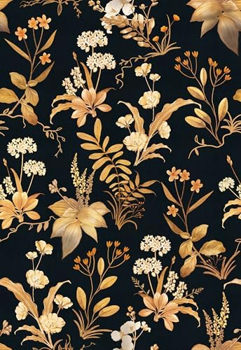 Simon&Siff Vintage Floral Peel and Stick Wallpaper 17.3" x 120" by SimonSiff