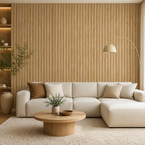 Peel and Stick Wood Wall Panels, 20 Pack, 3D Textured Faux Wood Grain - Image 3