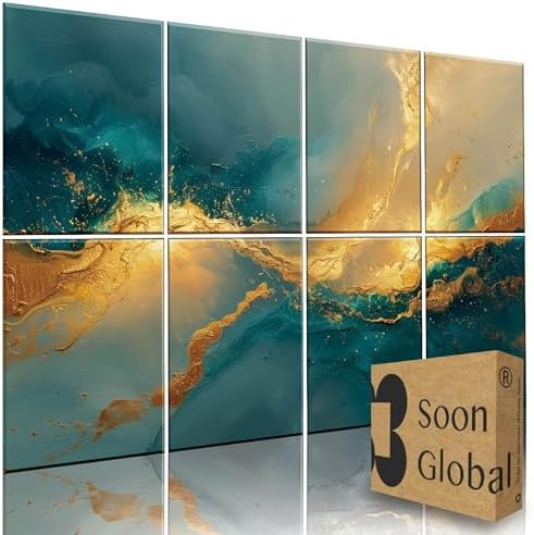 Soon Global Acoustic Wall Panels, Art Acoustic Panels, Oceanic Gleam by SoonGlobal