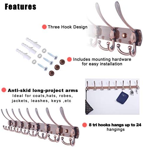 Dseap Coat Rack Wall Mount - Image 7