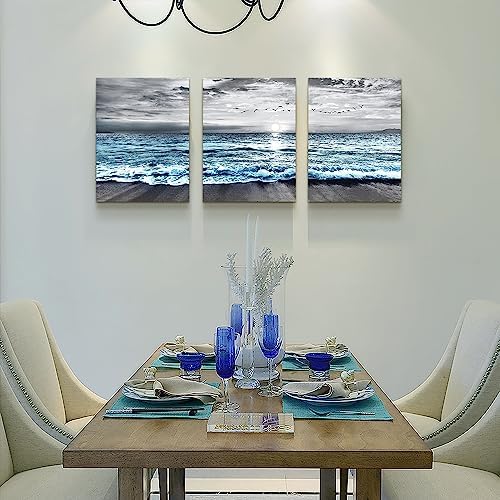 DZRWUBHS Large 3 Piece Framed Canvas Wall Art - Image 3