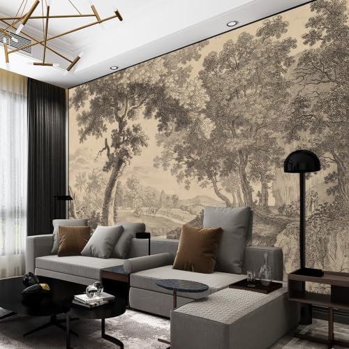 A Natural Landscape self-Adhesive Mural Full of Classical Mythological Colors - Image 5