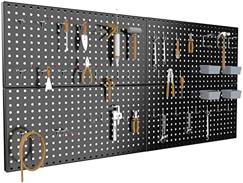 Pegboard Smith 4x2ft Metal Pegboard Kit by Pegboard+Smith