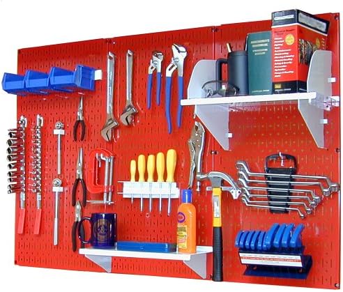 Wall Control 4 ft Metal Pegboard Standard Tool Storage Kit by Wall+Control