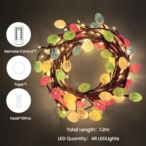 Easter Egg LED Tree Branch Lights - Image 5