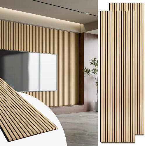 Art3d Acoustic Wood Slat Panels 94.5"x24" by Art3d