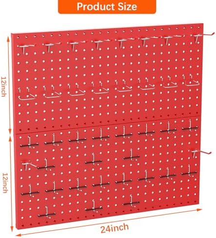 TORACK Metal Pegboard Wall Organizer - Image 3