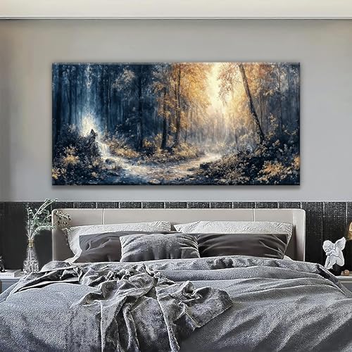 TAIJXAGSG Modern Black Grey Wall Art Natural Home Wall Decorations Canvas Art - Image 3