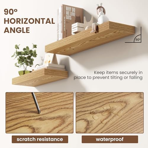 Acovy 72 Inch Floating Shelves for Wall 1 Pack, Wall Mounted Floating Shelf - Image 4