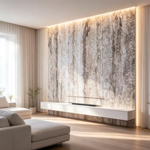 5 PCS 47.2"x23.6"3D Faux Stone Wall Panels - Image 4