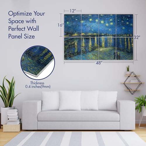 PINWELIFE® Masterpiece Acoustic Art Panels, Decorative Acoustic Wall Art - Image 2