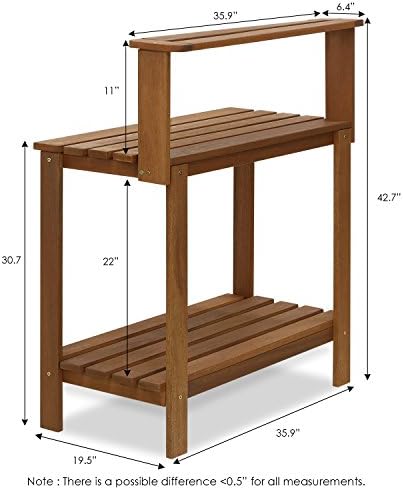 Furinno Tioman Outdoor Potting Bench - Image 3