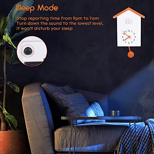 KEYPOWER Cuckoo Clock Cuckoo Wall Clock, Cuckoo Bird Voices Call, Design Clock - Image 4