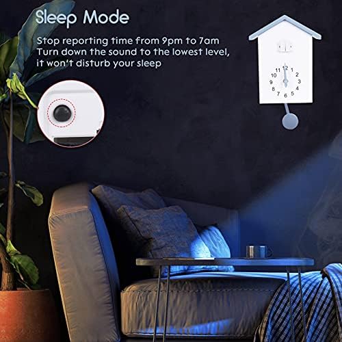 KEYPOWER Cuckoo Clock Cuckoo Wall Clock, Cuckoo Bird Voices Call, Design Clock - Image 4