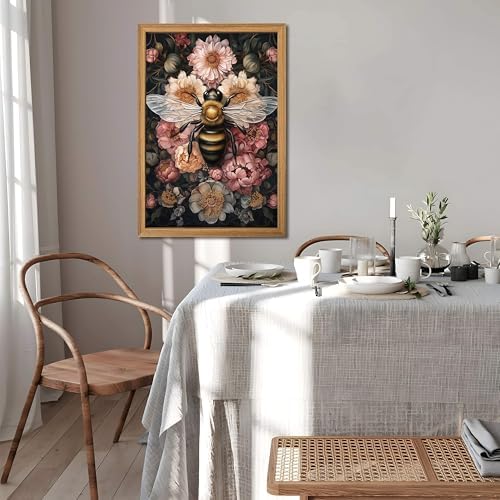 Framed Vintage 3D Textured Wall Art - Image 4
