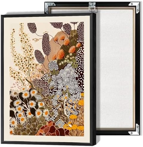 Vintage Japanese Wildflower Wall Art Abstract Botanical Floral Poster Nature by Unknown