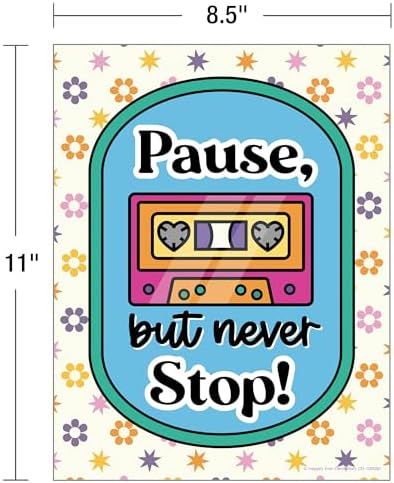 Happily Ever Elementary Retro Remix Poster Set, Groovy Classroom Décor - Image 3